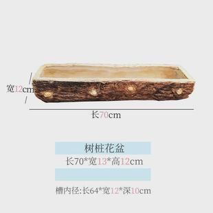 饰庭院布置 卡通娃娃小孩摆件树桩花盆多肉户外造景可爱花园杂货装