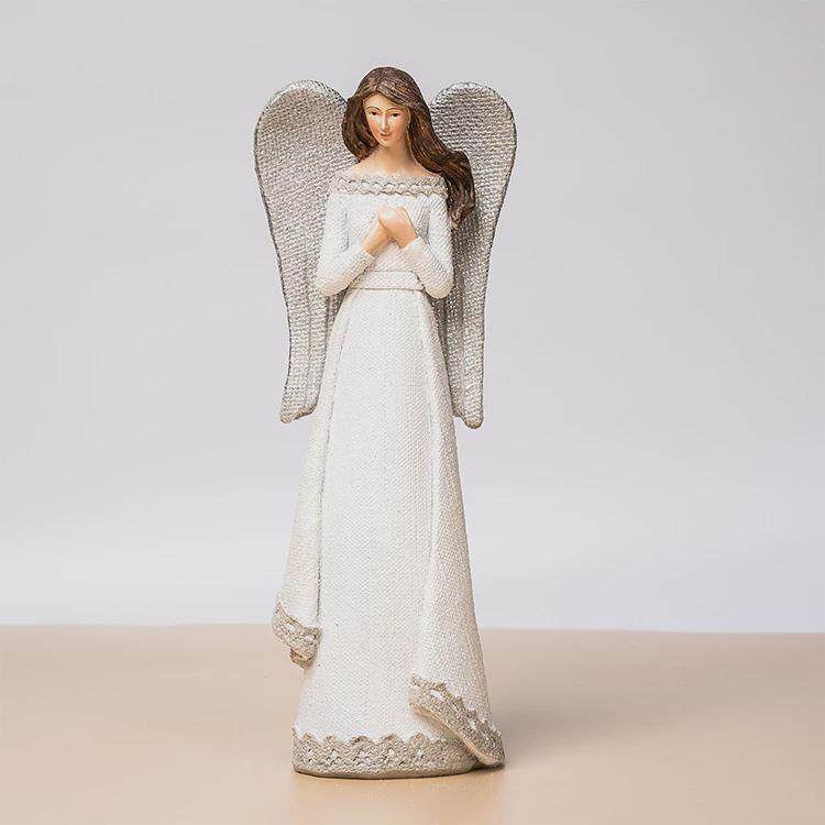 北欧现代轻简约家居女神天使ins风人物客厅电视柜树脂工艺品摆件