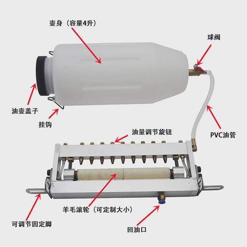 冲床双面给油机涂油机全自动滴油装置卷料润滑可调式刷油机滴油器