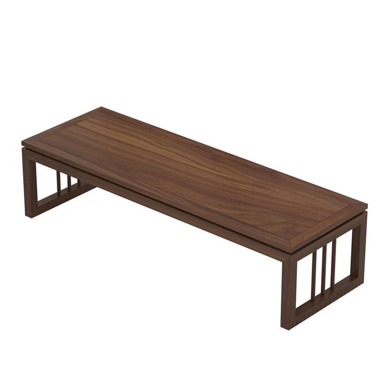 严选新中式实木榻榻米茶桌茶室飘窗洽谈家用小户型矮桌功夫泡茶桌