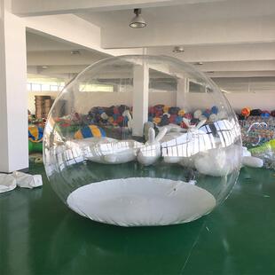 网红充气户外屋派对婚礼商场展示免搭建泡泡露营星空顶帐篷现货