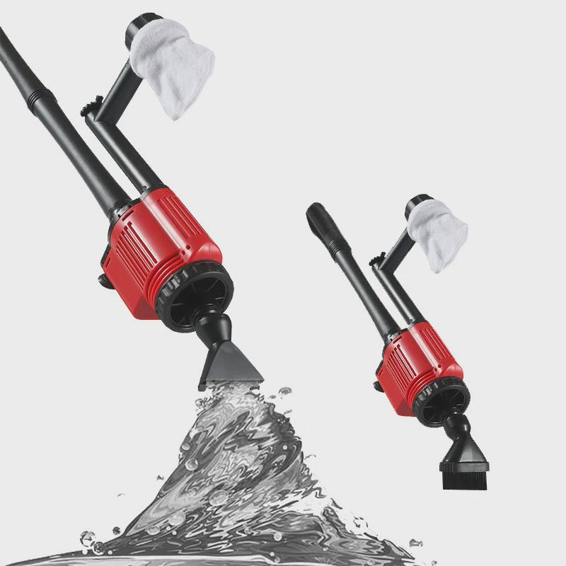 鱼缸自动清理换水器水族箱电动抽水泵鱼粪便清洁工具洗沙吸便器
