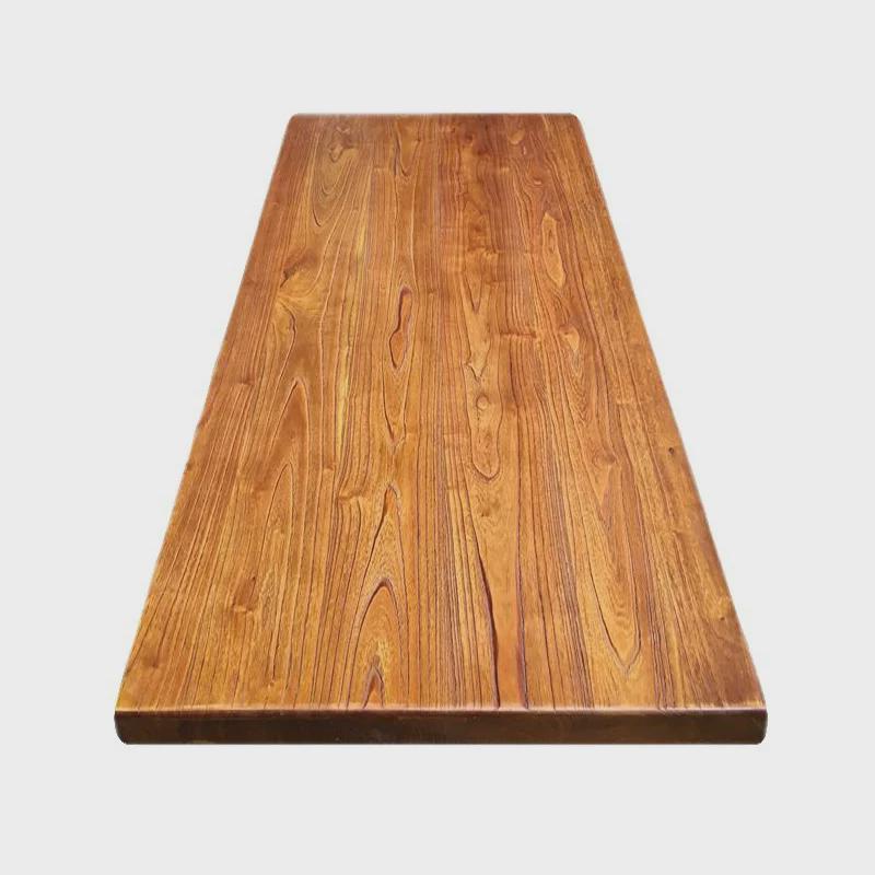 老榆木板实木桌面板可定原木板飘窗茶桌吧台餐桌办公桌2米长木板