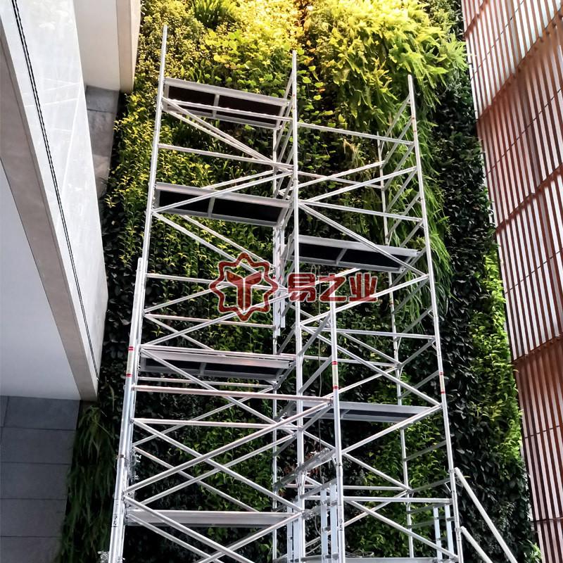 铝合金梯形架子组装架移动式铝合金塔架脚手架脚手活动铝脚手架