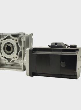 86蜗轮减速刹车减速比ac220v565w3000rpm无刷电机5-100