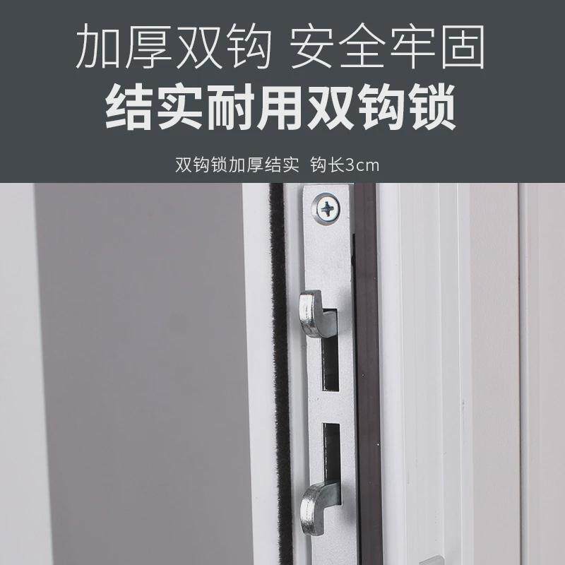 伸缩门推拉铝合金折叠门厨房阳台商场隔断卫生间低轨隐形不占空间