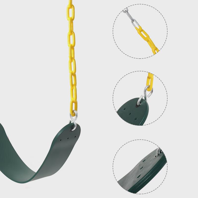 儿童秋千eva双包秋千组合户外重型链条秋千