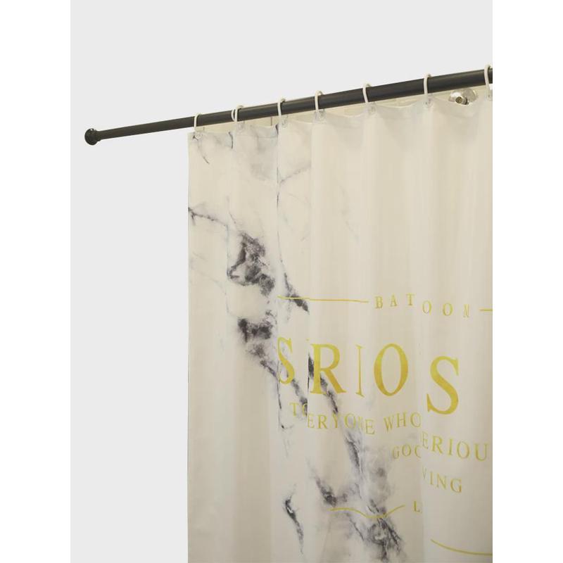 4y窗帘杆免打孔卧室单杆阳台晾衣杆安装衣杆伸缩杆浴帘杆子撑杆挂