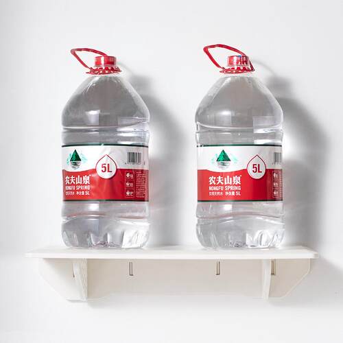 zq架厨房墙上置物架壁挂收纳折叠板配菜家用免打孔塑料墙面置物板