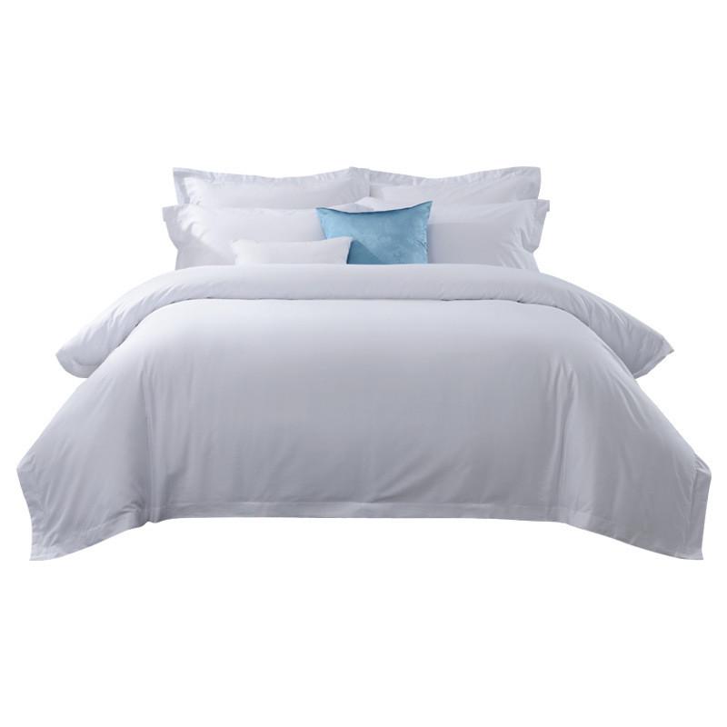 酒店四件套纯棉60五星级酒店床上用品酒店布草80支贡缎被罩支