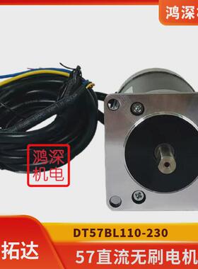 57直流无刷马达DT57BL110-2300.7NM210W3000转24VDC高速低噪音
