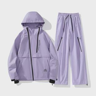 黑色专业滑雪服单板男套装潮流oversize女防水极寒户外运动滑雪衣