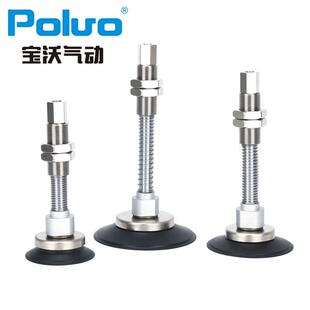 ZP3E重载型带不锈钢缓冲支架单层带肋双层风琴机械手真空吸盘