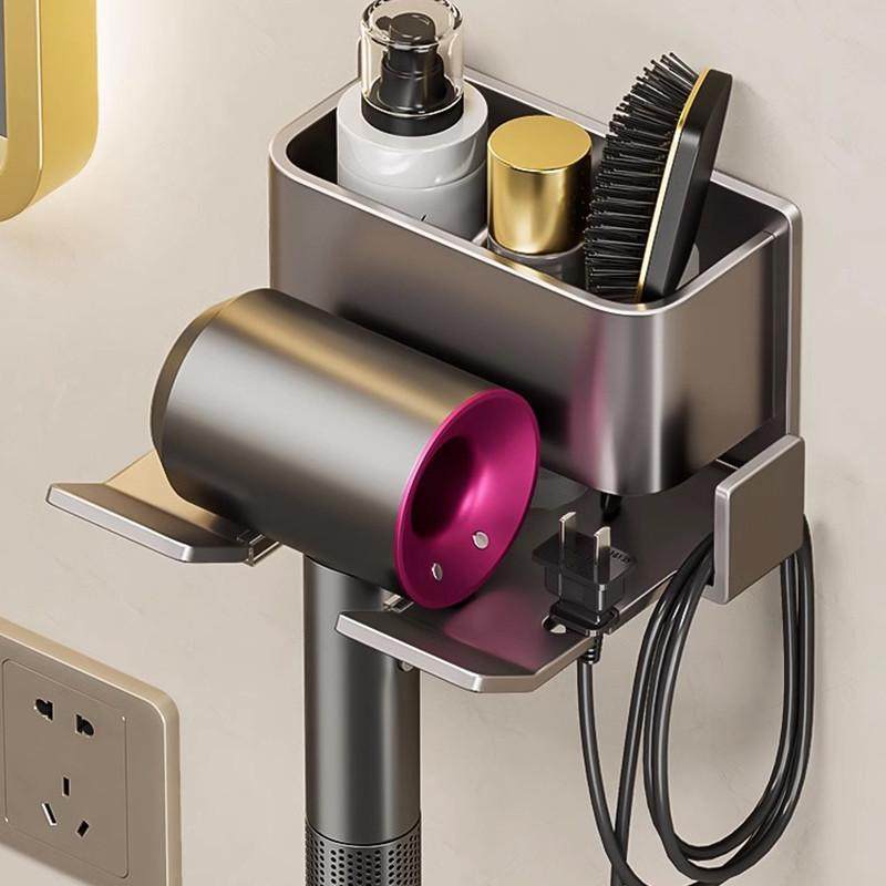 吹风机置物架免打孔卫生间壁挂式电吹风支架浴室风筒收纳架子挂架,家庭/个人清洁工具,吹风机置物架,淘宝优惠券,粉丝福利购,淘宝优惠卷