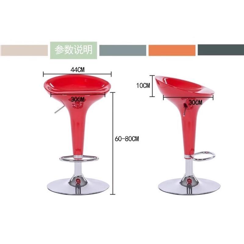 热销酒吧椅子高脚凳前台椅吧台椅升降椅高脚转椅旋转吧台现代简约