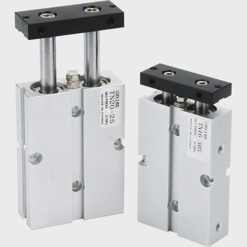 tda气缸双轴双杆小型气动tn10/16/20/25/32/40-10/30/40/75/100s