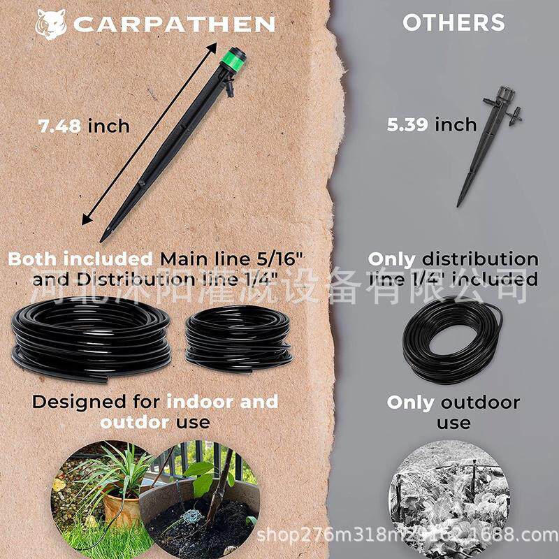新品diy15+15米滴灌灌溉系统家庭园艺自动浇花器园林套装