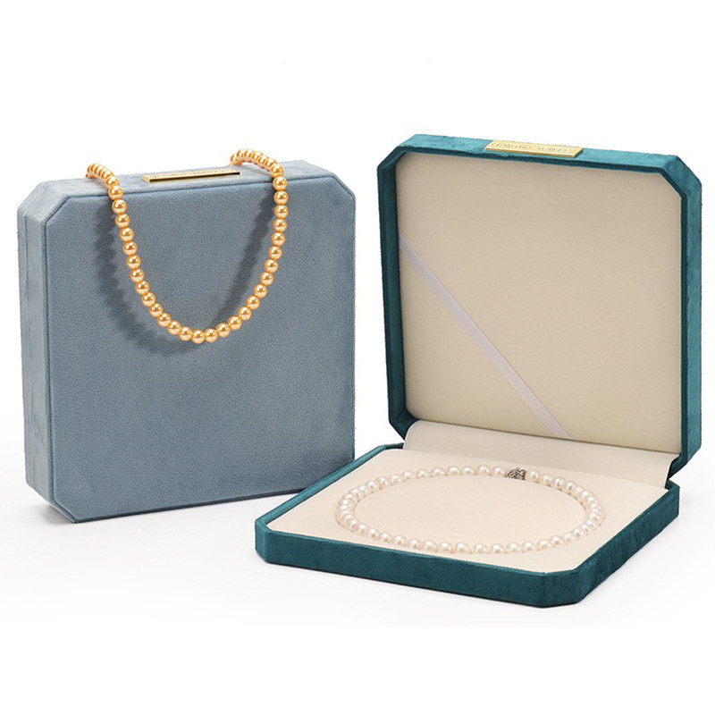 厂家直销八角绒布珠珍珠项链盒饰品翡翠项链首饰盒送礼包装盒,包装,首饰包装,淘宝优惠券,粉丝福利购,淘宝优惠卷