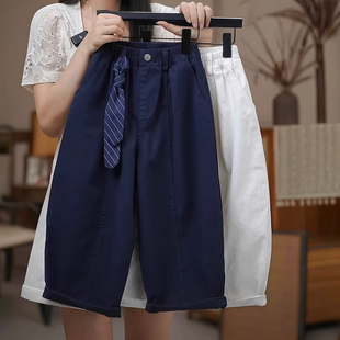 韩版 中大儿童洋气宽松百搭老爹长裤 男童时尚 子新款 纯色裤 2025秋季