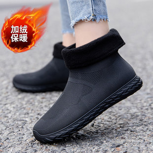 2026新款雨鞋女款短筒雨靴时尚冬季水鞋厨房成人防滑防水耐磨胶鞋