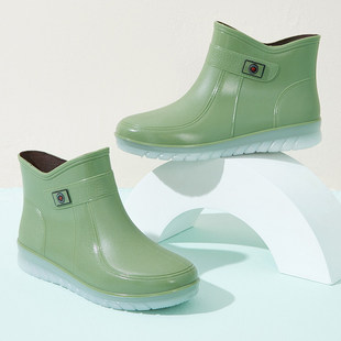2026新款雨鞋女款短筒雨靴时尚冬季水鞋厨房成人防滑防水耐磨胶鞋