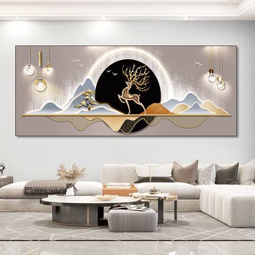 diy网红自粘贴轻奢装饰画