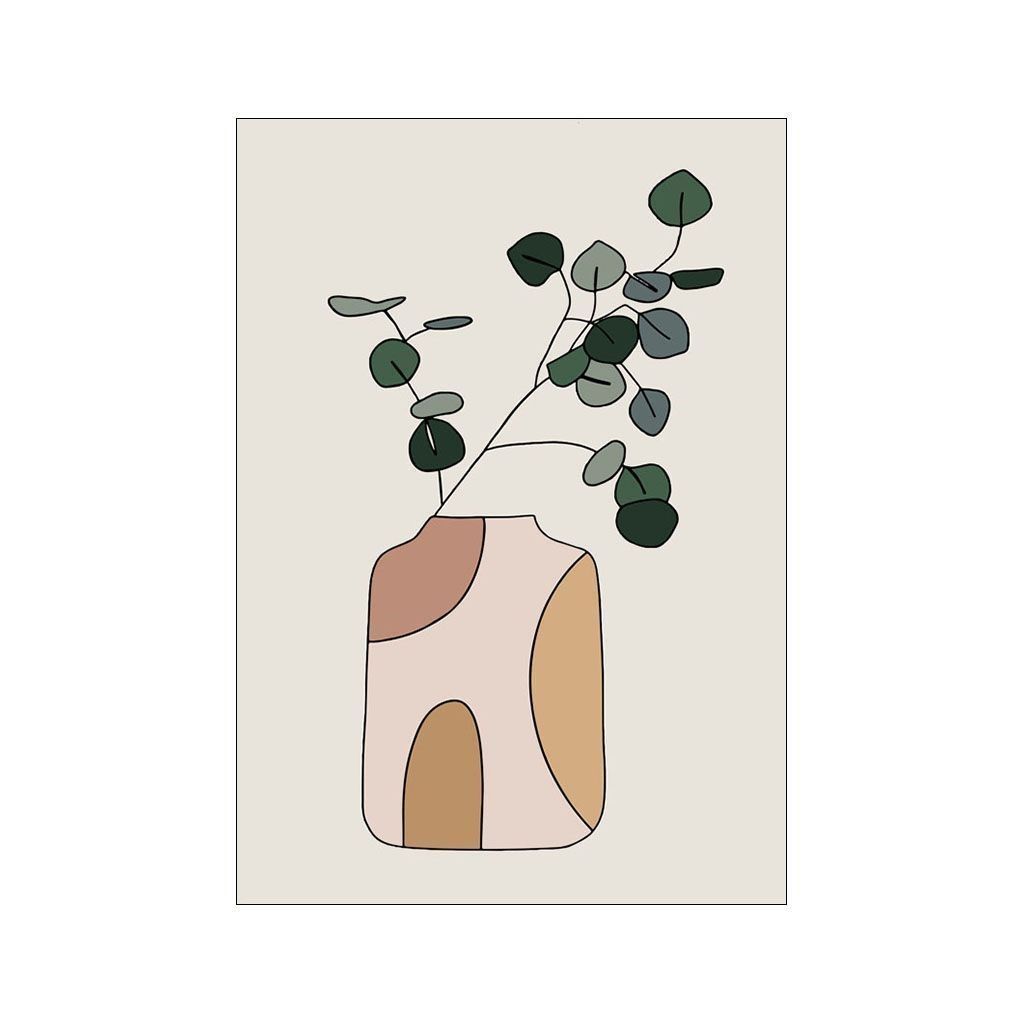 北欧ins小清新复古花卉抽