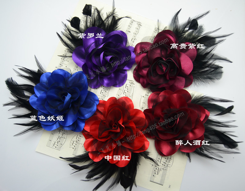 Broche Lovers en plume - Ref 1181994 Image 4