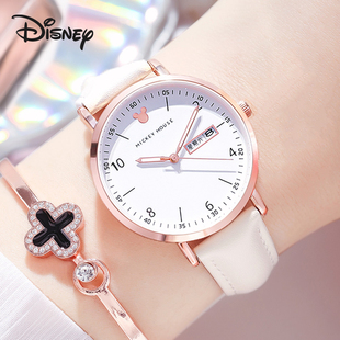 迪士尼儿童手表女款学生初中生高中女孩2025新款机械静音考试专用