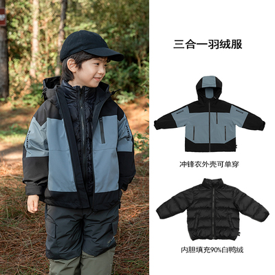 三合一羽绒冲锋衣米修叻保暖