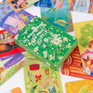 繁体中文版灵性练习神谕卡 首款锻炼感知力和沟通解牌能力卡牌