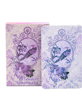 紫色薰衣草雷诺曼 好看传统体系赠送3张收藏卡利诺曼卡牌