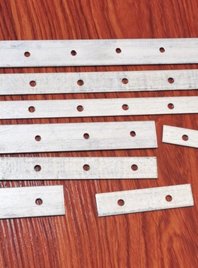 小孔镀锌扁铁带孔定制加工连接铁片接地冲孔定位定做铁条20254030