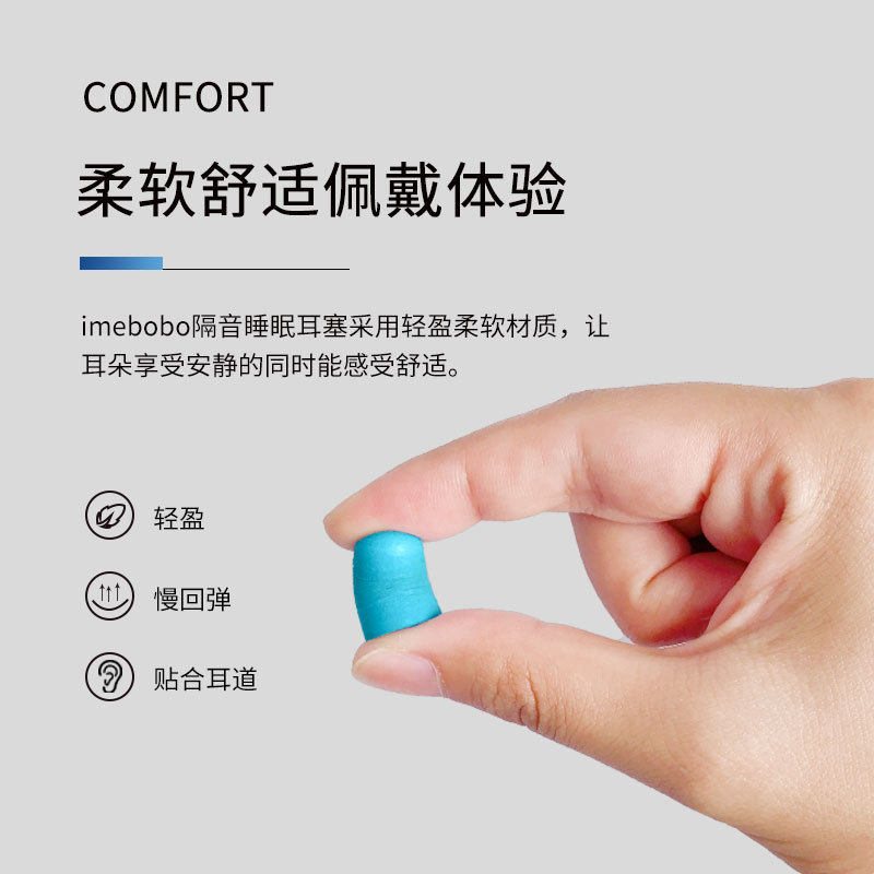 睡眠防噪音耳塞海绵耳塞睡眠打呼噜记忆棉睡觉静音学生宿舍旅行