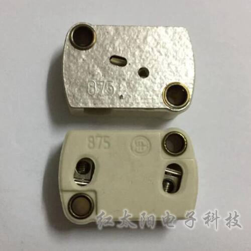 BW875陶瓷方形灯座GX5.3 GY6.35 徕卡显微镜灯座 卤钨灯座