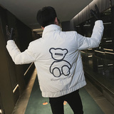 社会小伙羽绒服保暖外套修身羽绒衣A343-CF45-P155控185黑2，男装棉衣，电商A343