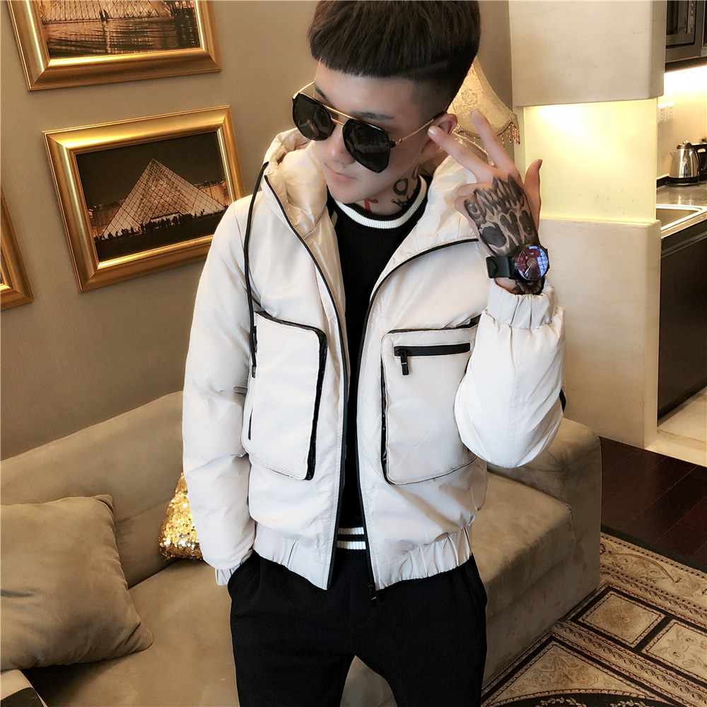 冬季加厚大口袋连帽棉衣外套青少年棉服 A343-CF05-P140图片