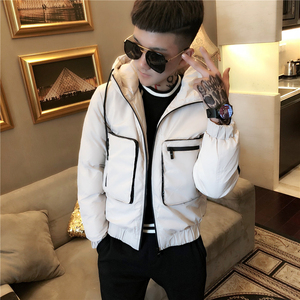 冬季加厚大口袋连帽棉衣外套青少年棉服 A343-CF05-P140图片