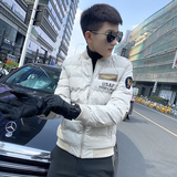 2021冬季新款社会小伙修身棒球领棉衣男潮流A343-CF12-P135，男装棉衣，电商A343