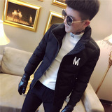 社会精神小伙立领棉衣男装棉衣修身A343-CF14-P135，男装棉衣，电商A343