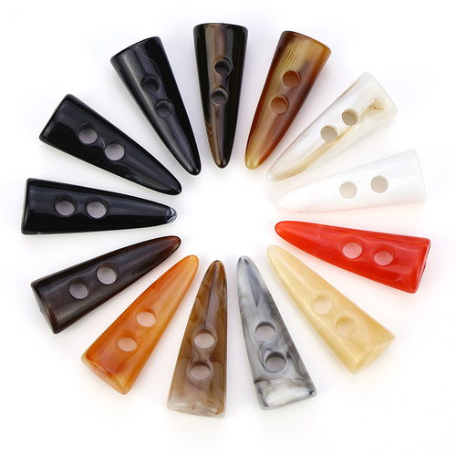 大衣牛角扣子配件纽扣高档风衣毛衣扣羊角扣百搭儿童外套装饰辅料