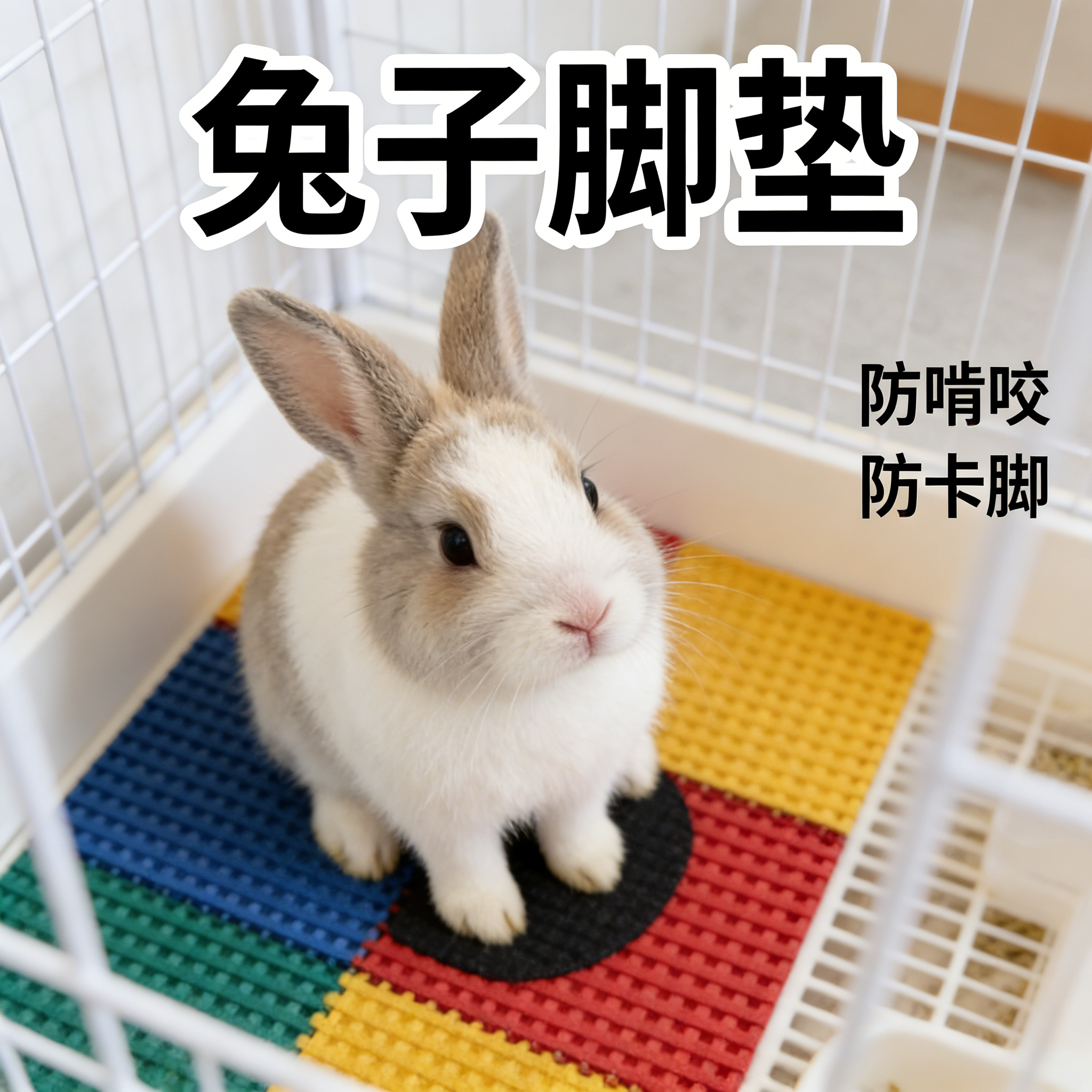 兔子脚垫侏儒专用耐磨防啃咬网格塑料镂空可拼接宠物笼防滑垫子,宠物/宠物食品及用品,兔兔脚垫,淘宝优惠券,粉丝福利购,淘宝优惠卷