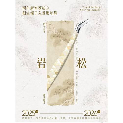 古风系列国风镊子拼豆手工diy手账工具贴纸睫毛夹子高颜值氛围感