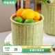 竹背篓手编 厨房竹篮家用竹编竹制品鸡蛋筐直桶收蜂笼竹编收纳筐