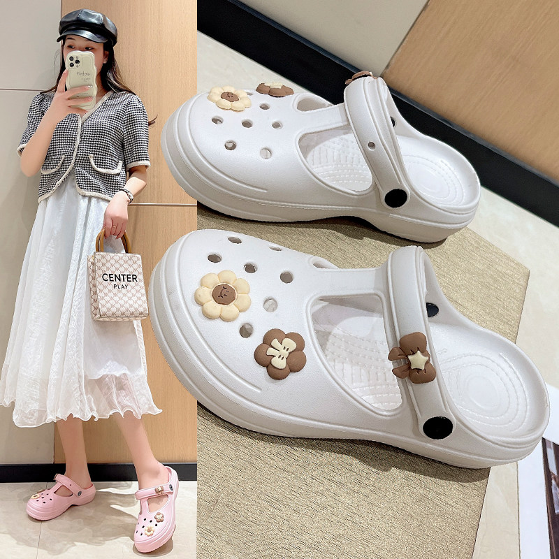 低帮洞洞鞋EVA材质蓝色