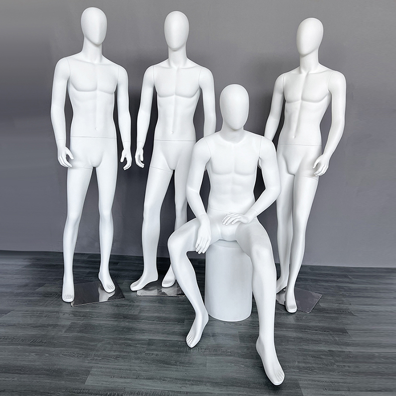 服装店男模特衣服展示橱窗服装假人架子玻璃钢全身商城专卖店道具