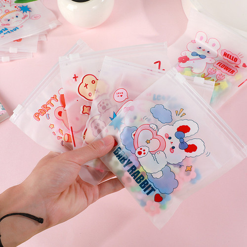 自封袋可爱收纳袋学生饰品袋子diy包装袋零食小袋子包邮