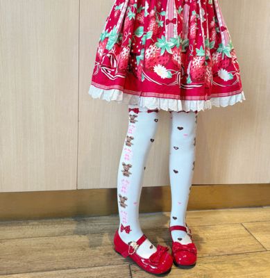 现货掉落萍果酱日系可爱袜子baby袜子兔熊玻璃丝复刻合集