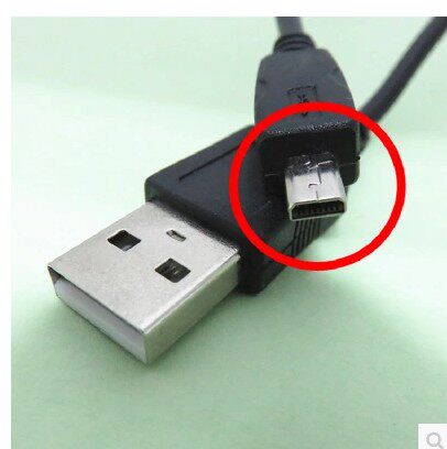 usb转mini 8针数码相机充电数据线 迷你小口通用充电器 usb连接线