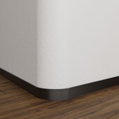 持雍金属踢脚线弧度暗装 地线地角线墙面贴瓷砖扫脚线拐弯墙灰收